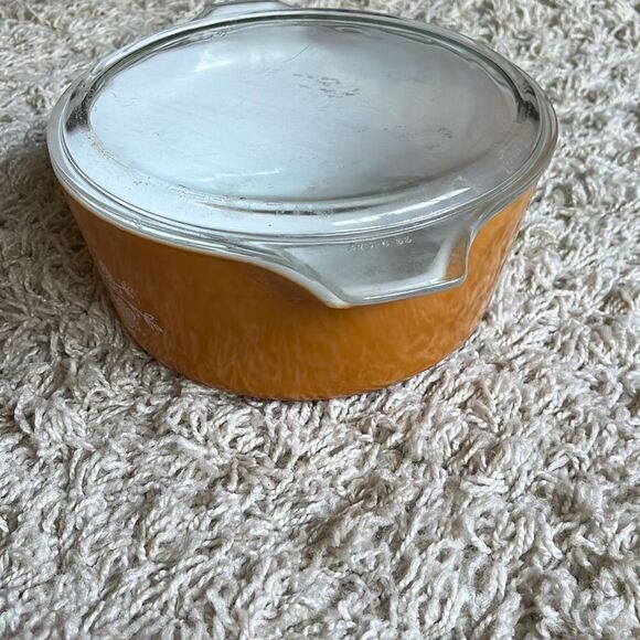 Vintage Pyrex Butterfly Gold 475-B Casserole Bowl with Lid 2.5 L - Picture 6 of 16